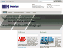 Tablet Screenshot of akmrepresentacoes.com.br
